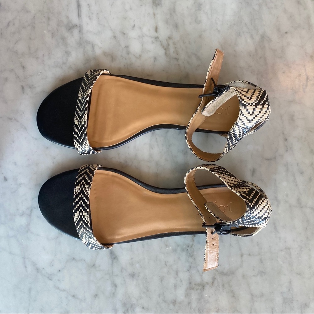 J. Crew Chevron Sandals